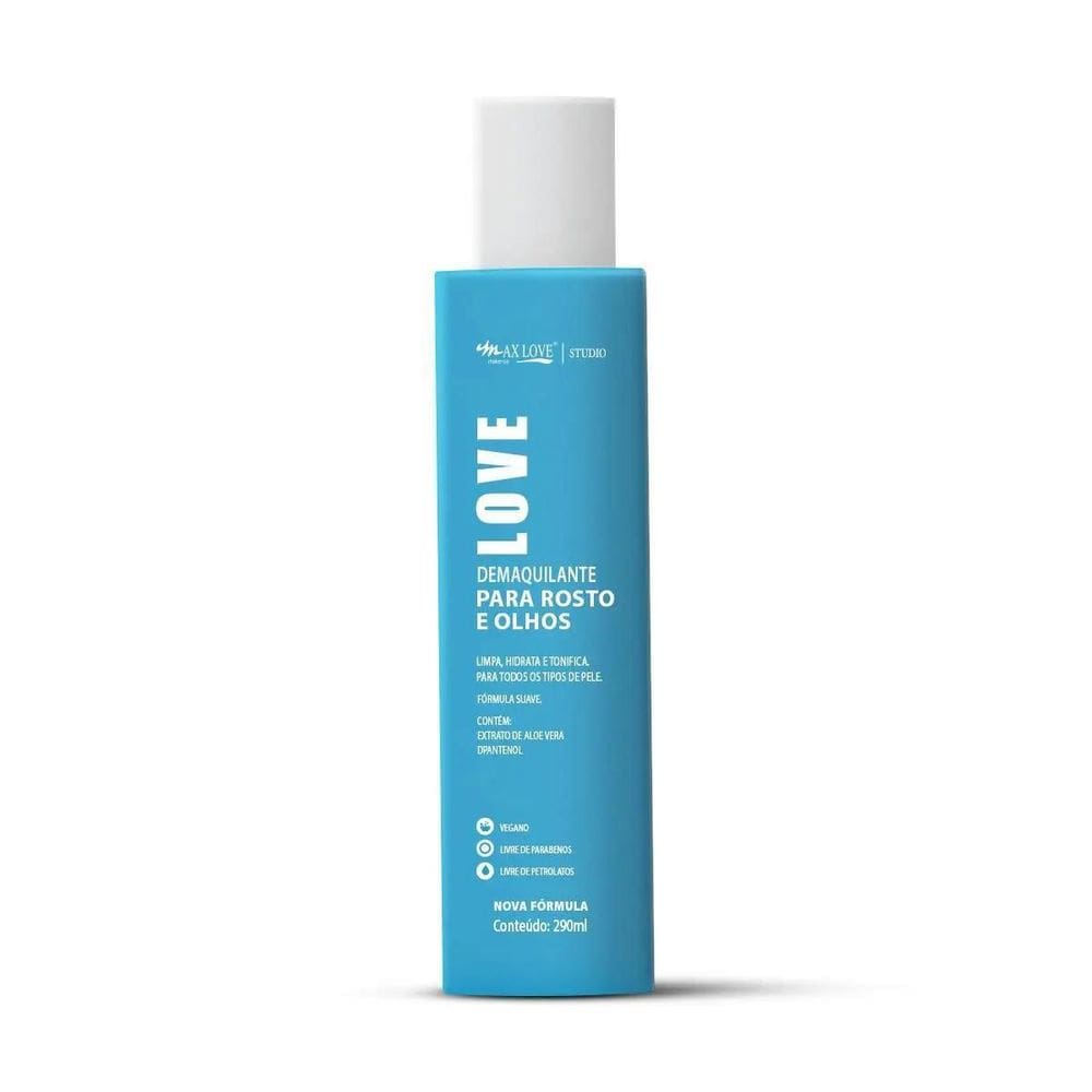 Demaquilante Para O Rosto E Olhos 290 Ml -Max Love