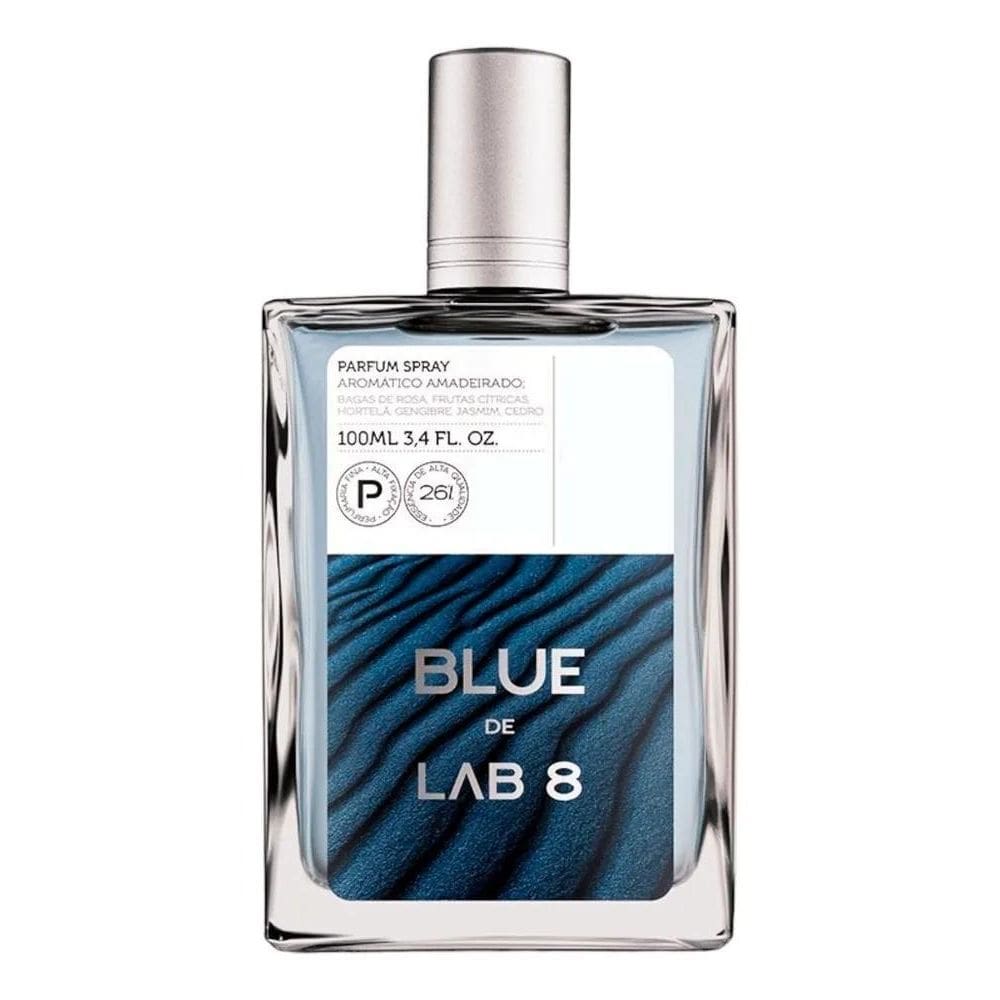 10X Blue Lab 8 Perfume Masculino - 100Ml 26% Essência Lab8