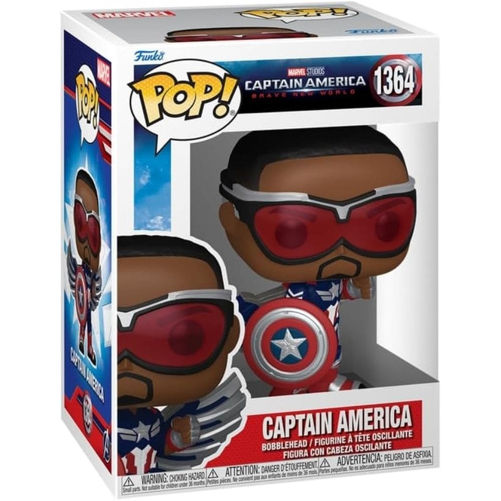 Boneco Funko Pop Capitão América (Sam Wilson)  - Candide