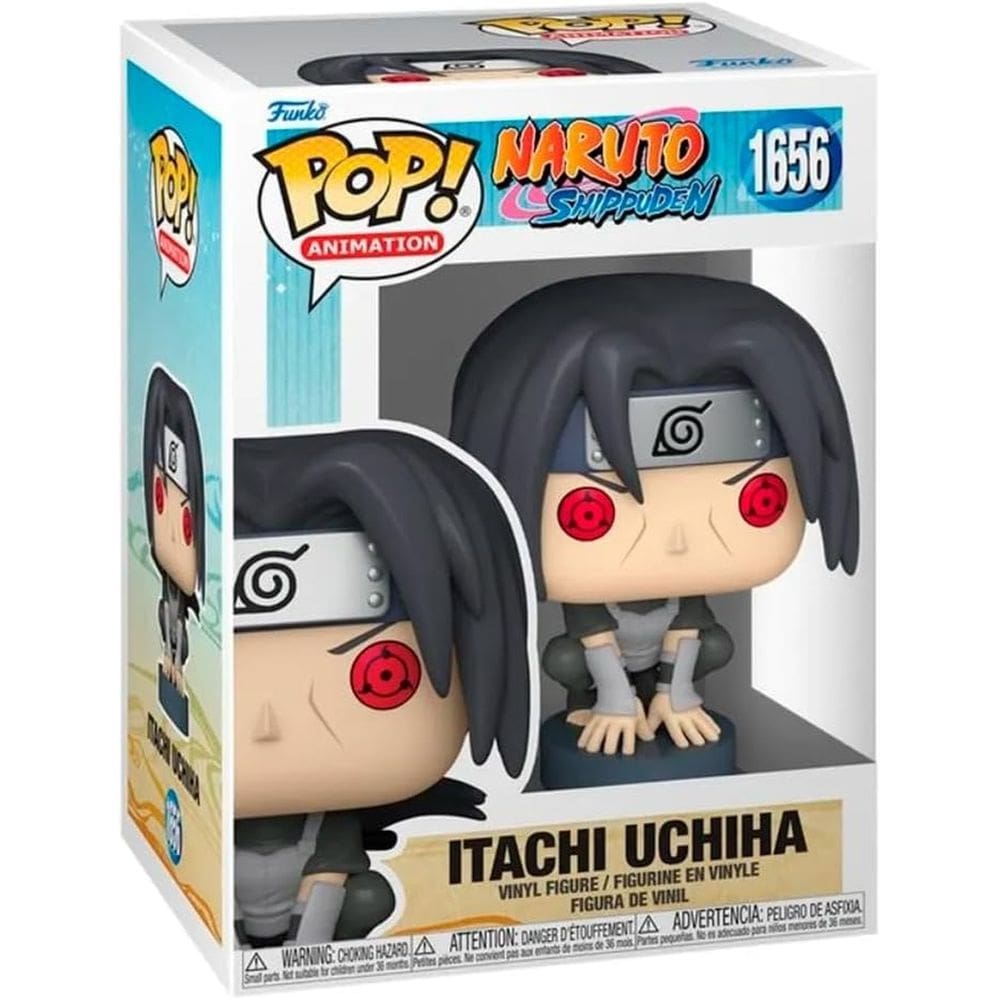 Boneco Funko Pop Itachi Uchiha Double Mangekyo Sharingan