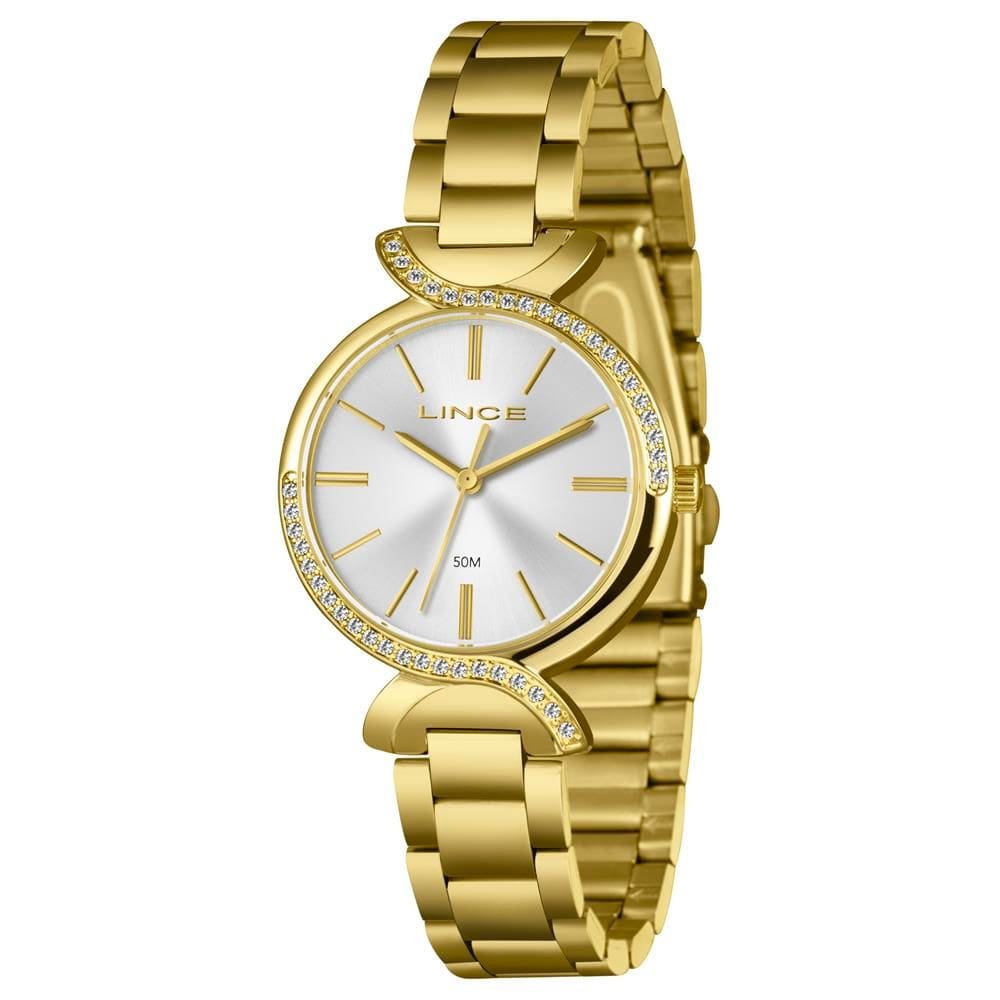 Relógio Lince Feminino Ref: Lrgh258l33 S1kx Fashion Dourado