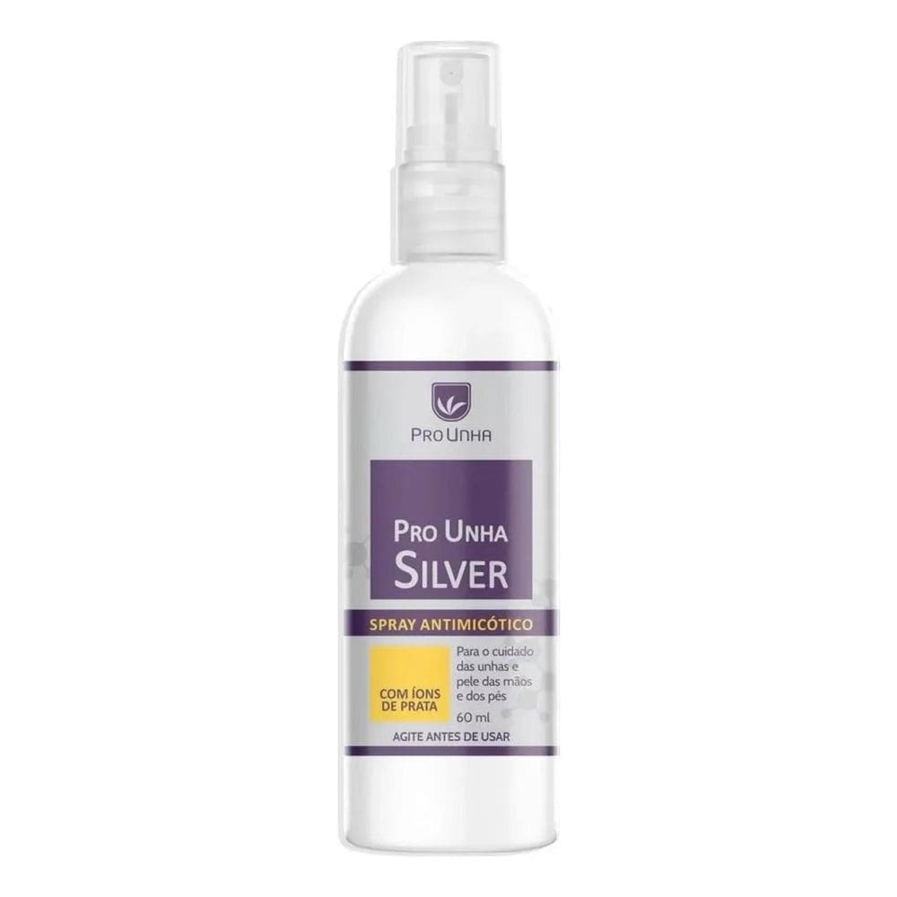 2X Antimicótico Micose Fortalecedor Unhas Pro Unha Silver 60