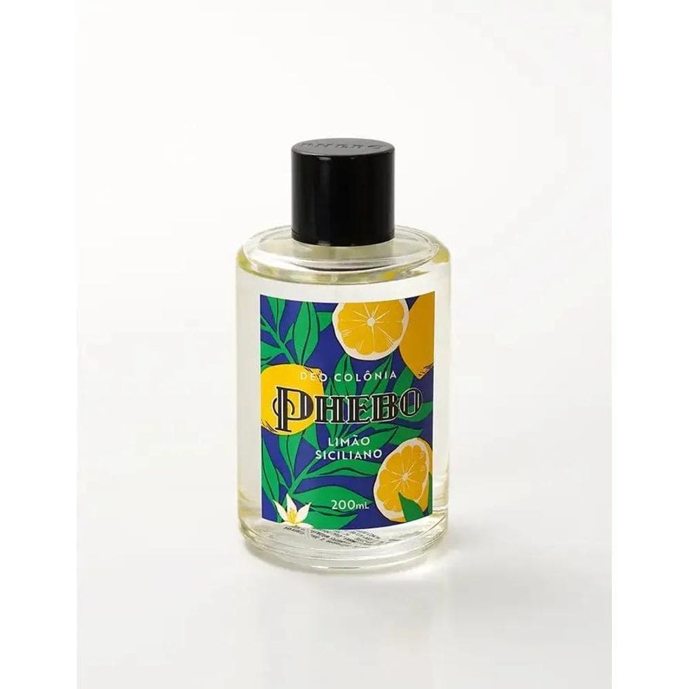 10X Deo Colônia Phebo Limão Siciliano 200Ml Perfume Citríco
