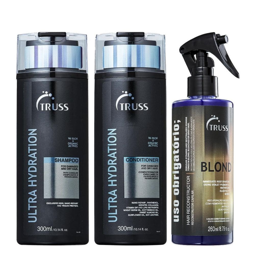 Truss Ultra Hydration Kit Shampoo Condicionador E Uso