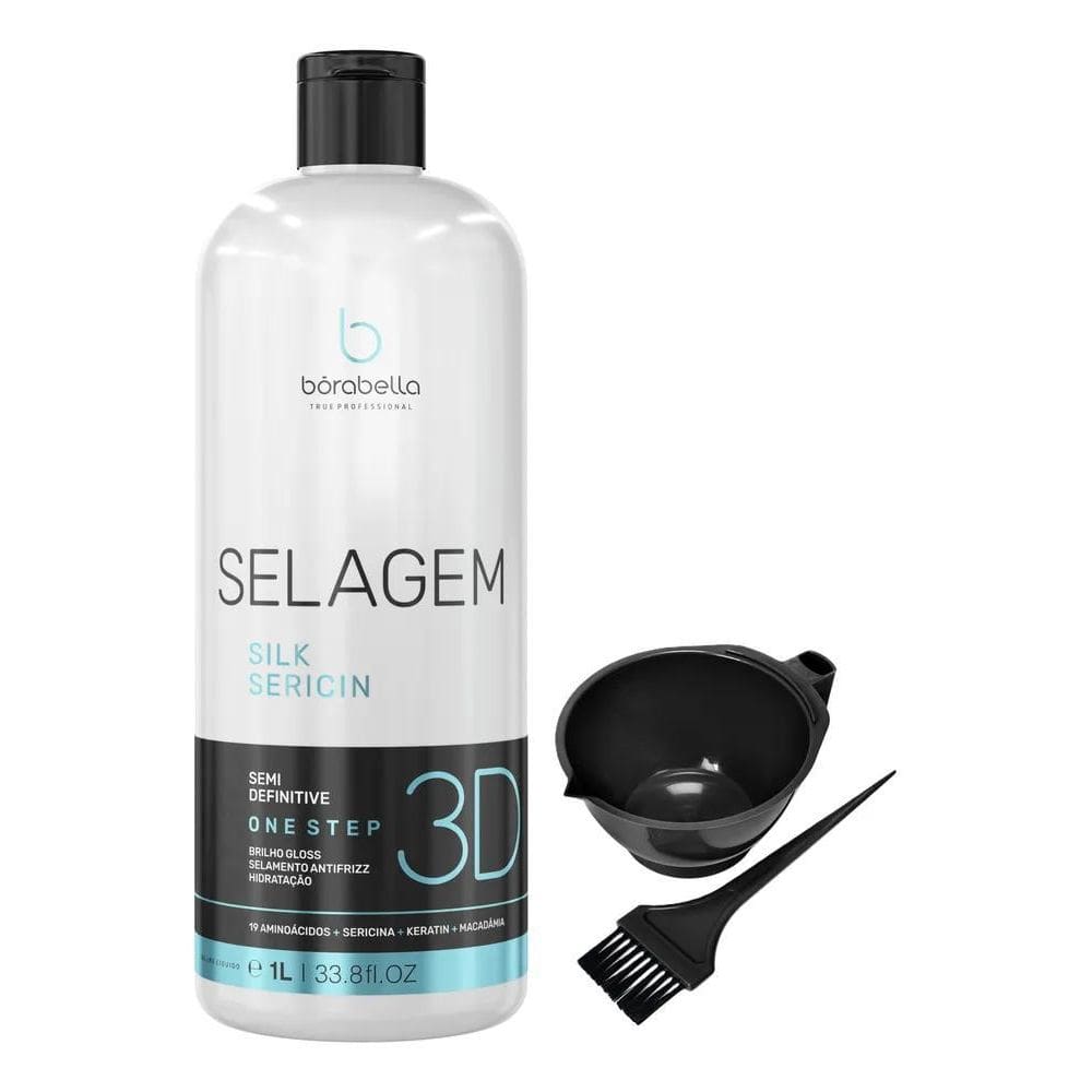 2X Borabella Selagem 3D Semi Definitiva Sem Formol 1 Litro