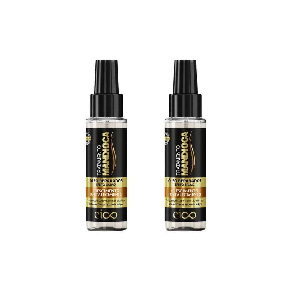 Oleo Eico Capilar 60Ml Mandioca - Kit Com 2Un