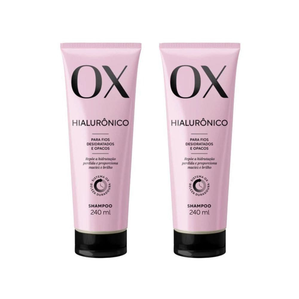 Shampoo Ox 240Ml Hialuronico - Kit Com 2Un