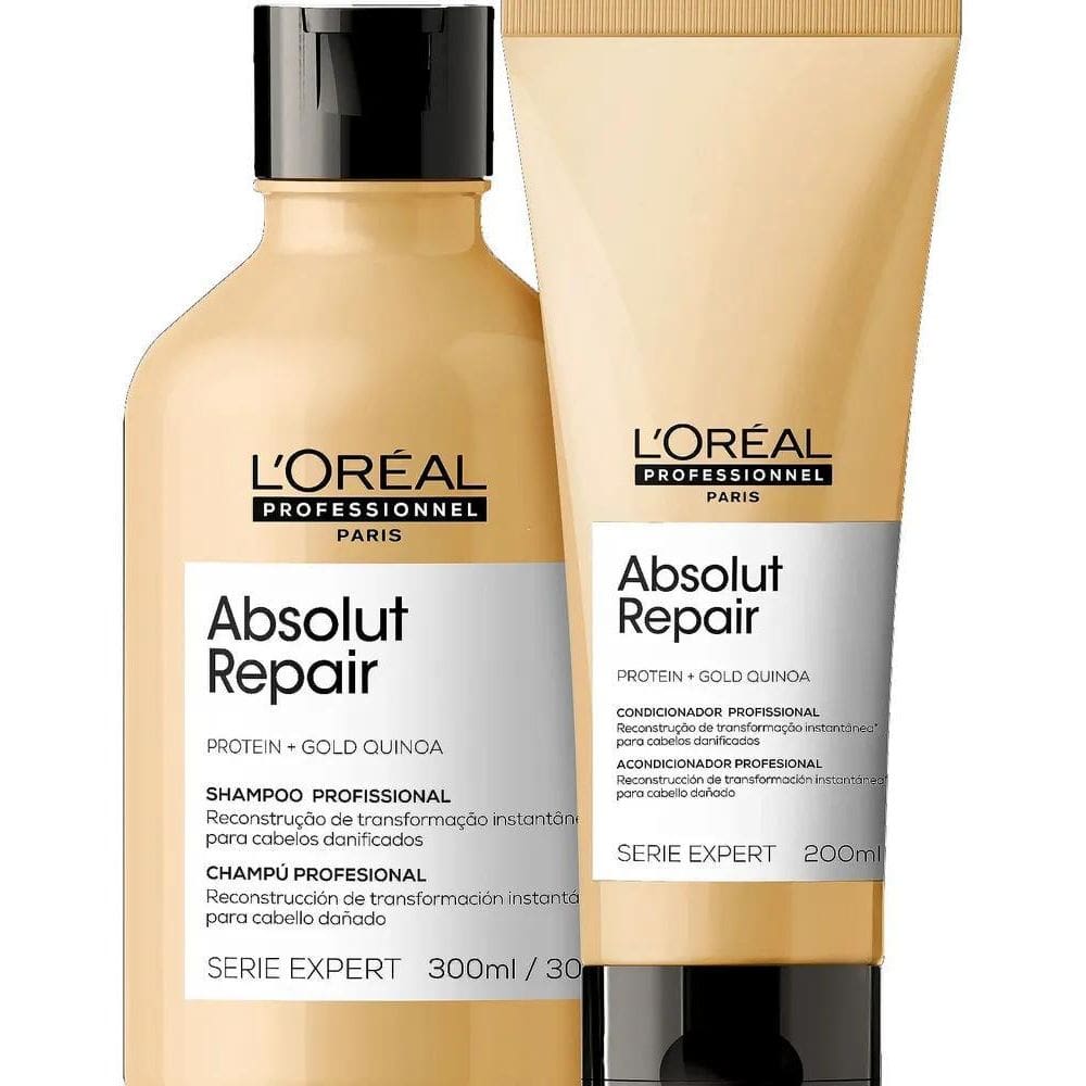 Kit Loreal Absolut Repair Shampoo 300Ml +Condicionador 200Ml