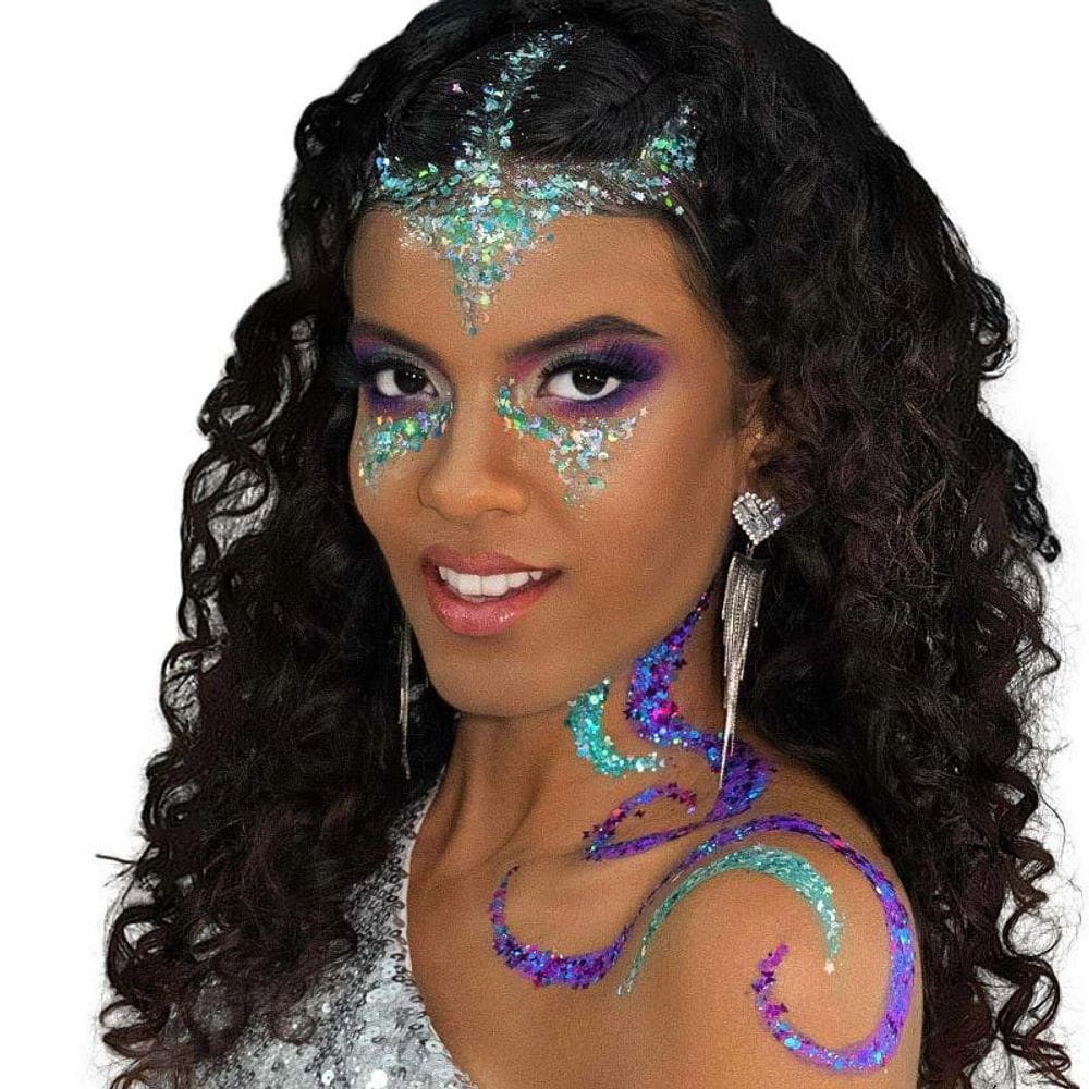 Glitter Let`S Glow + Cola Glitter 4Ml - Colormake