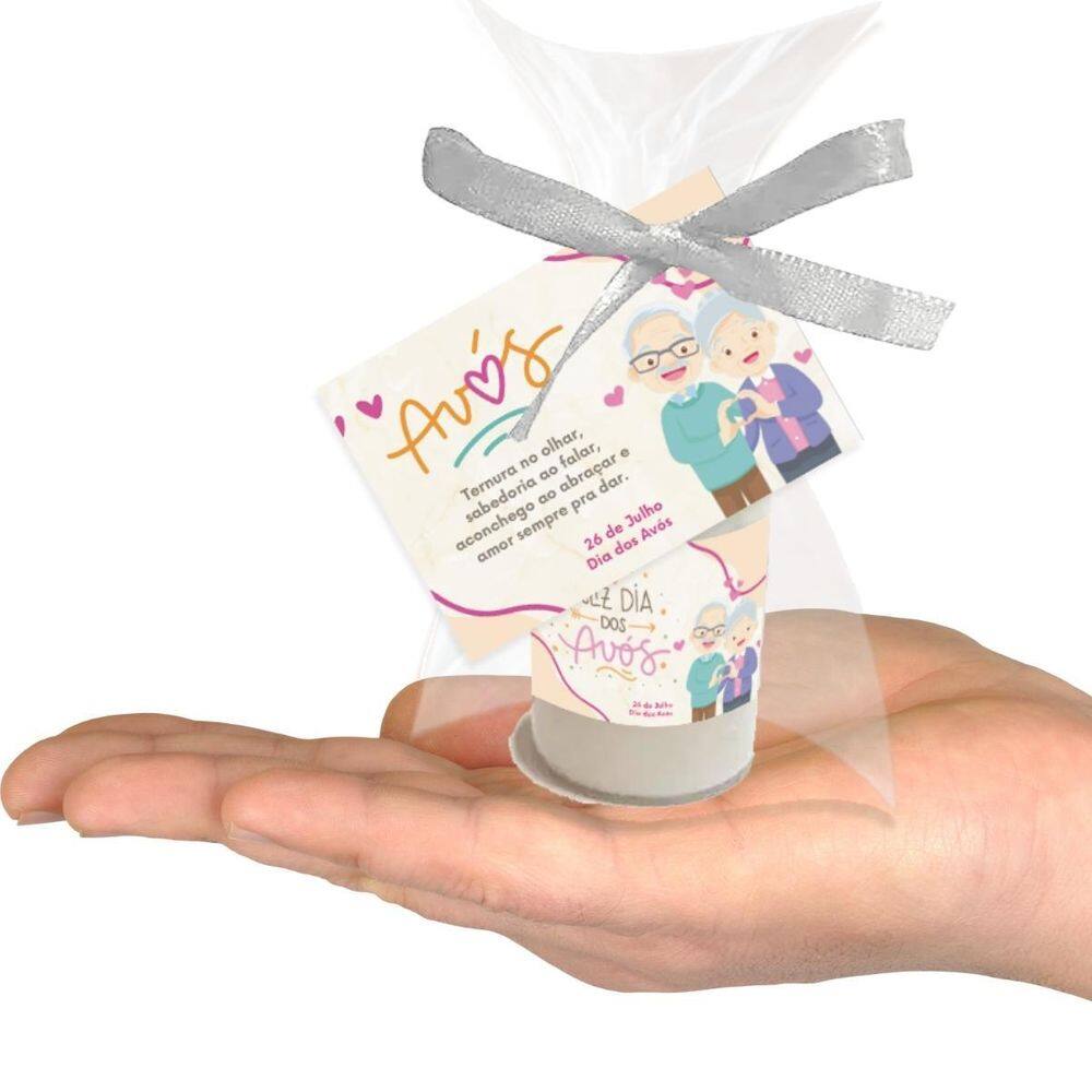 Kit 25 Mini Hidratantes Lembrancinhas Dia Dos Avós