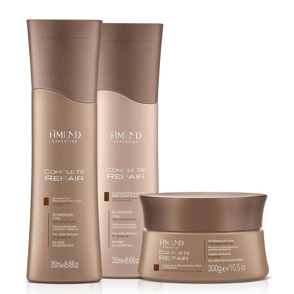 Kit Amend Expertise Complete Repair 3 Produtos