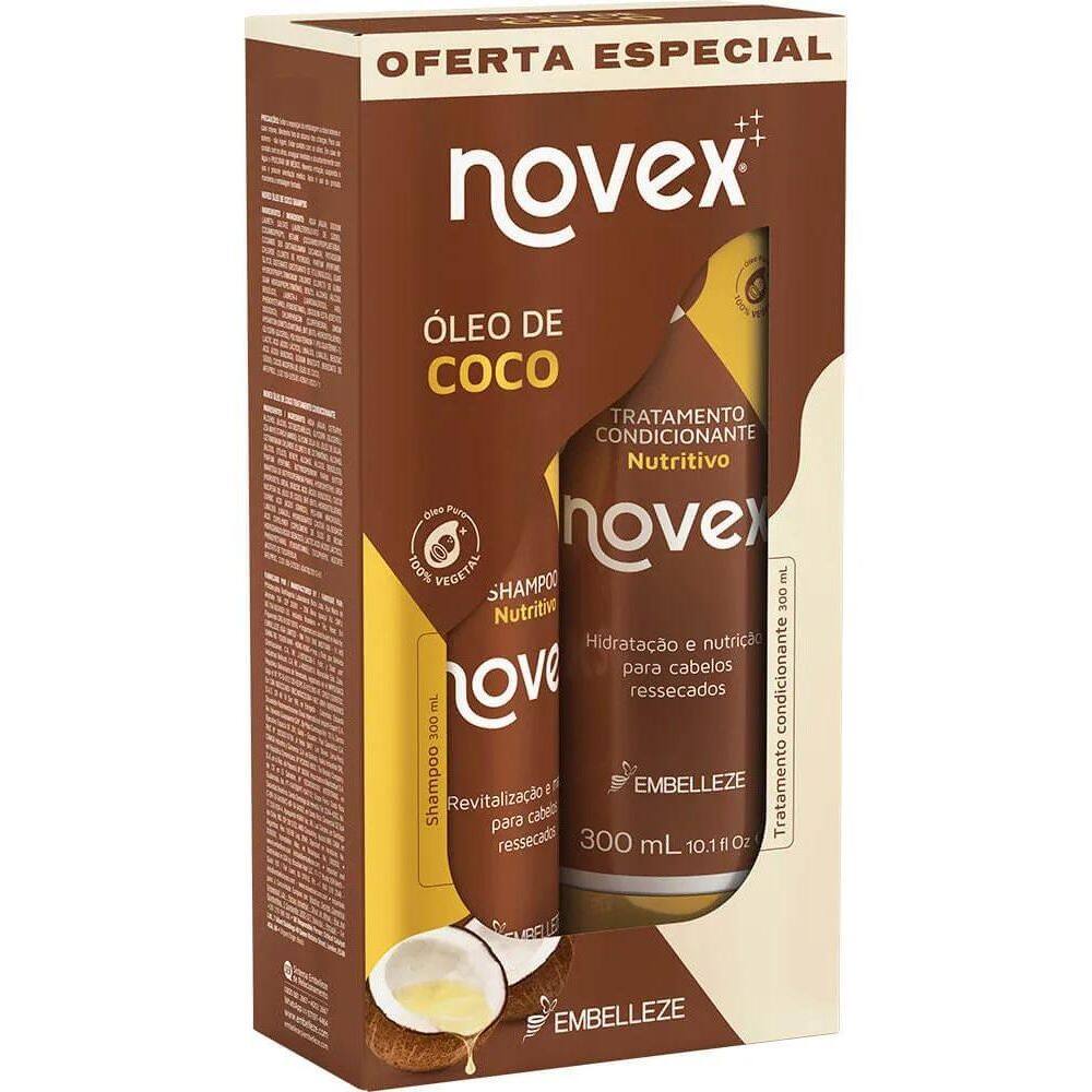 10X Shampoo E Condicionador Novex Óleo De Coco