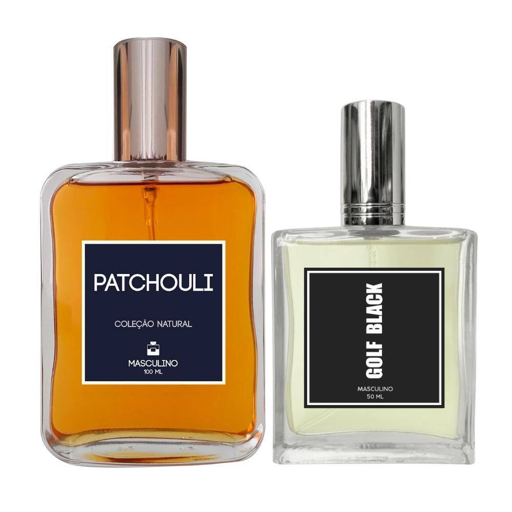 Kit Perfume Masculino Patchouli 100Ml + Golf Black 50Ml