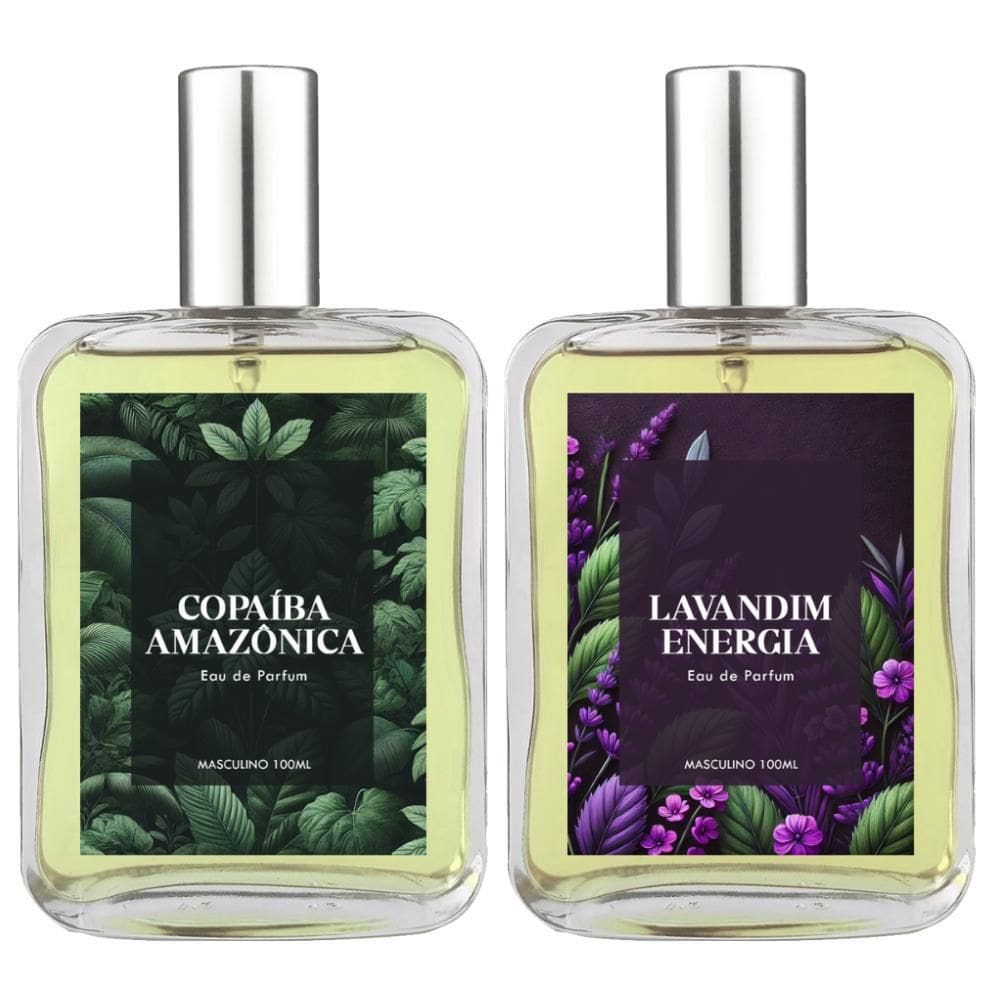 Kit Perfume Masc. Copaíba Amazônica E Lavandim Energia 100Ml