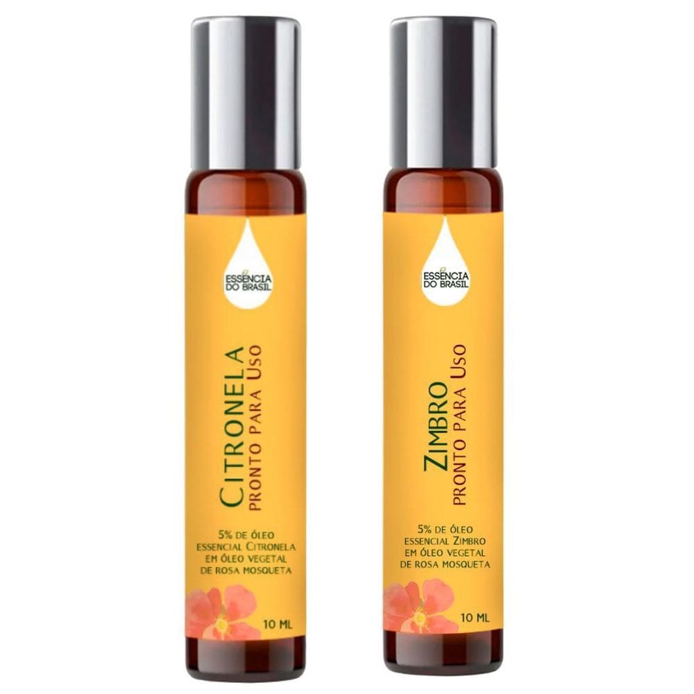Óleos Essenciais Prontos Citronela E Zimbro Roll On 10Ml
