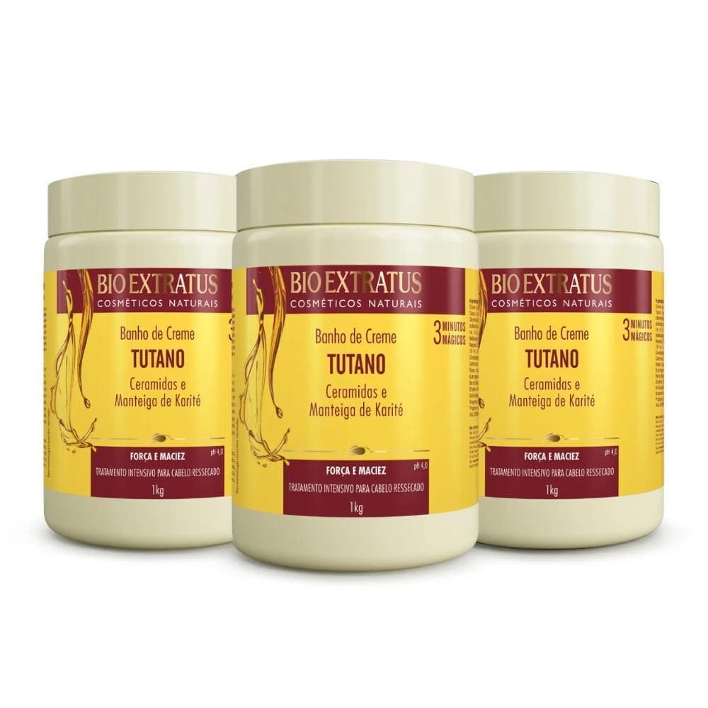 Kit Bio Extratus Banho De Creme Tutano 1Kg 3 Itens