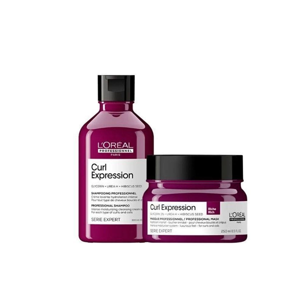 Loreal Curl Expression Kit - Shampoo 300Ml + Másc Rich 250Ml