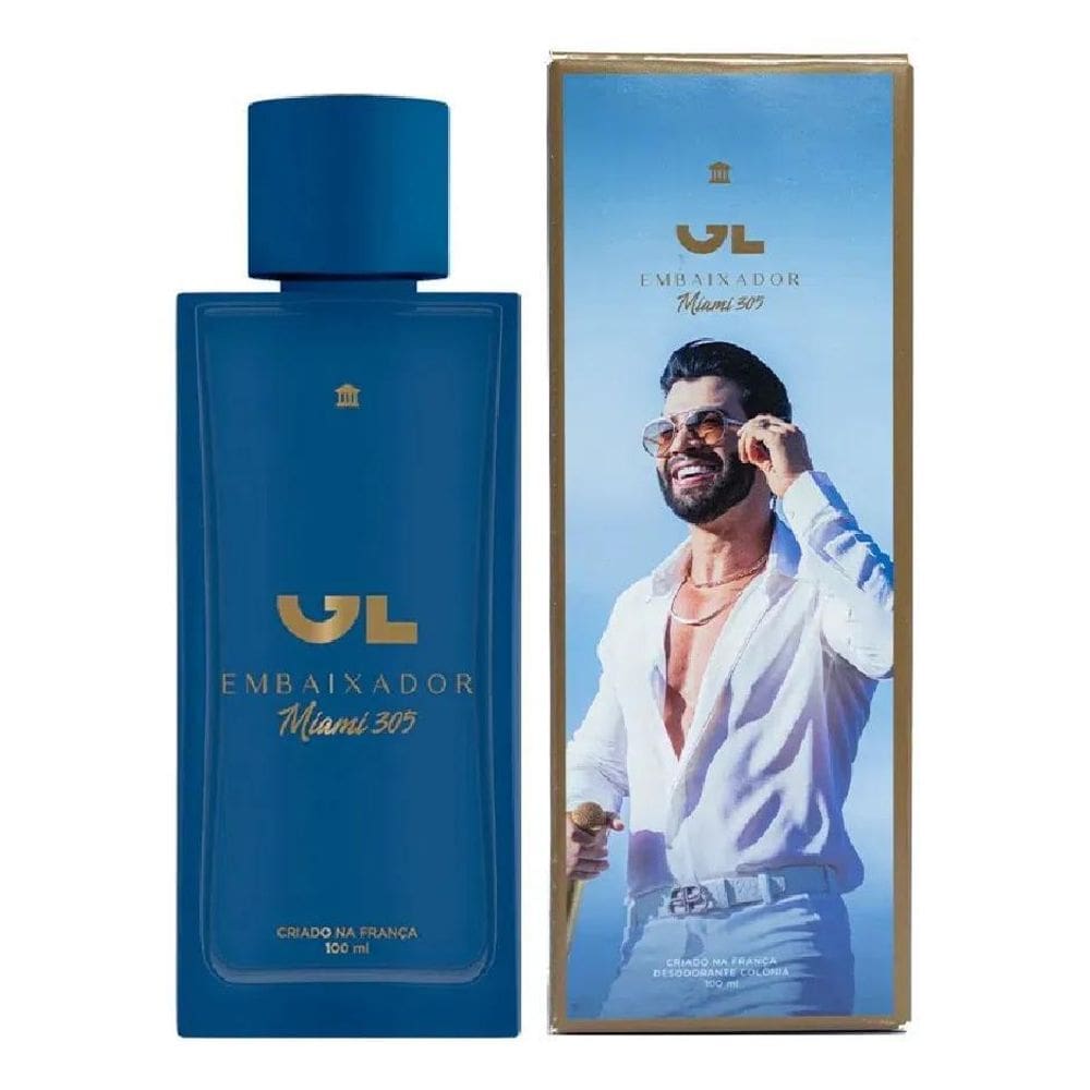 2X Gl Embaixador Miami 305 100Ml Gusttavo Lima - Perfume Mas