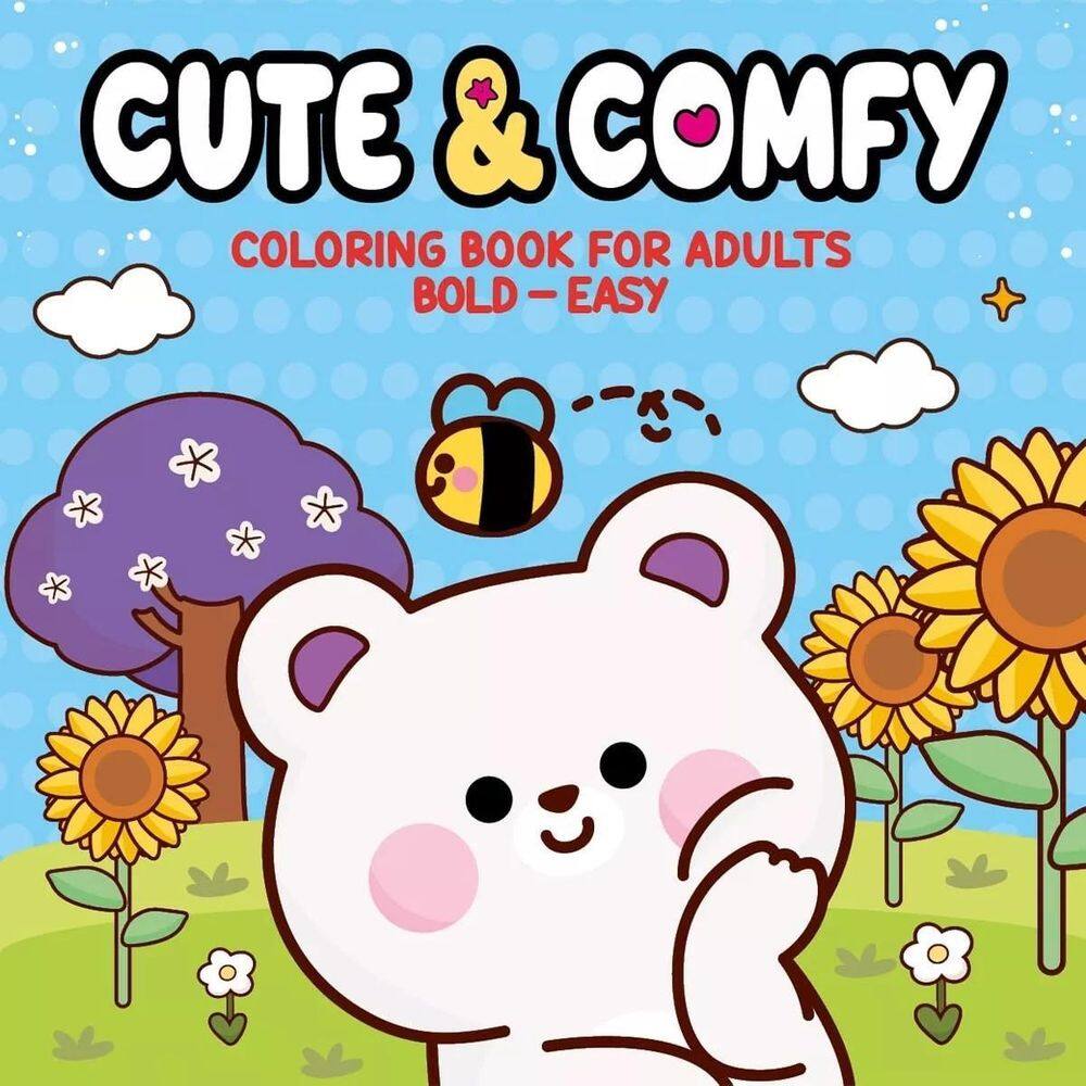 Cute & Comfy - Coloring Book For Adults - Vol. 04