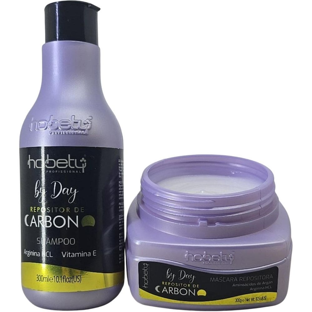 Kit Tratamento Sh 300Ml E Mas 300G Repositor Carbono