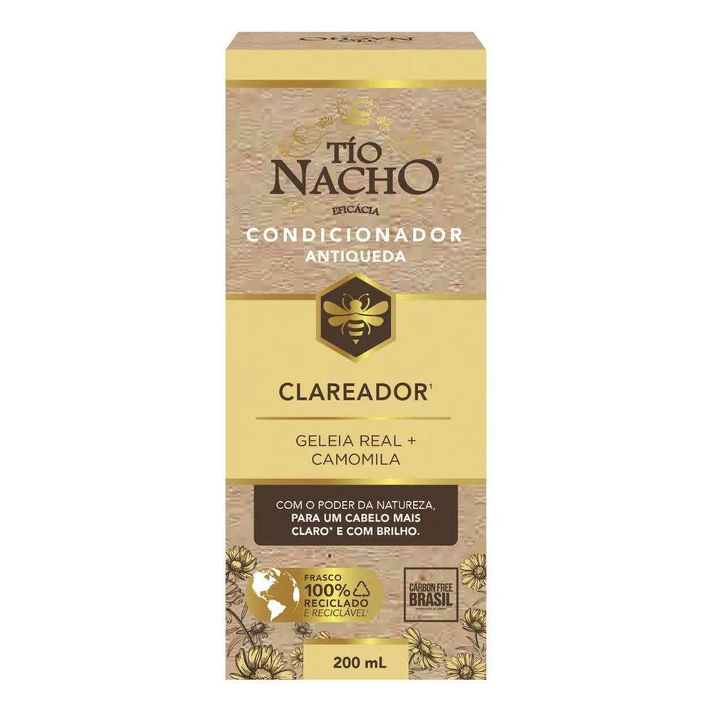Tio Nacho Condicionador Antiqueda Clareador 200Ml