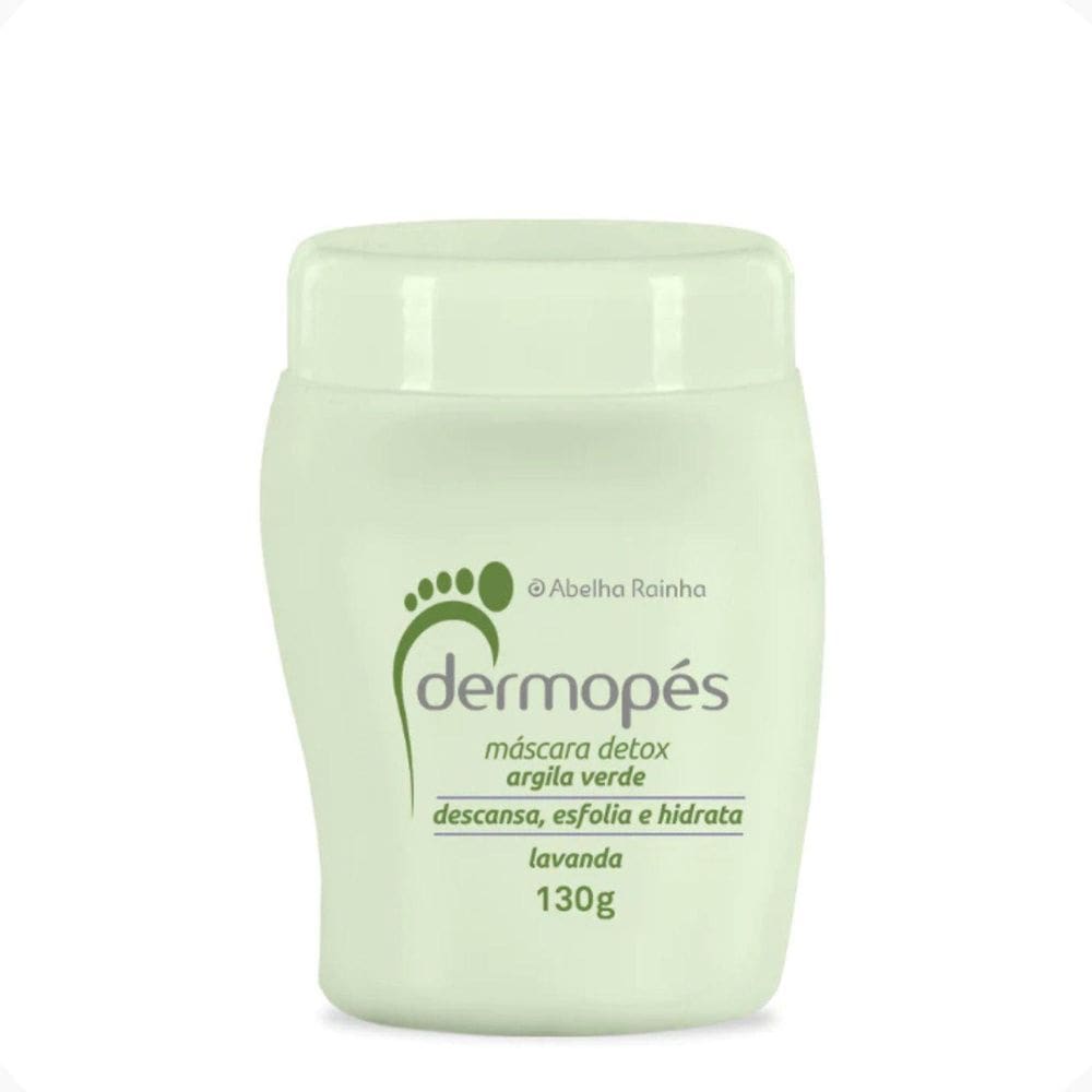 Máscara Detox Os Pés Lavanda Argila Verde Descansa Esfolia