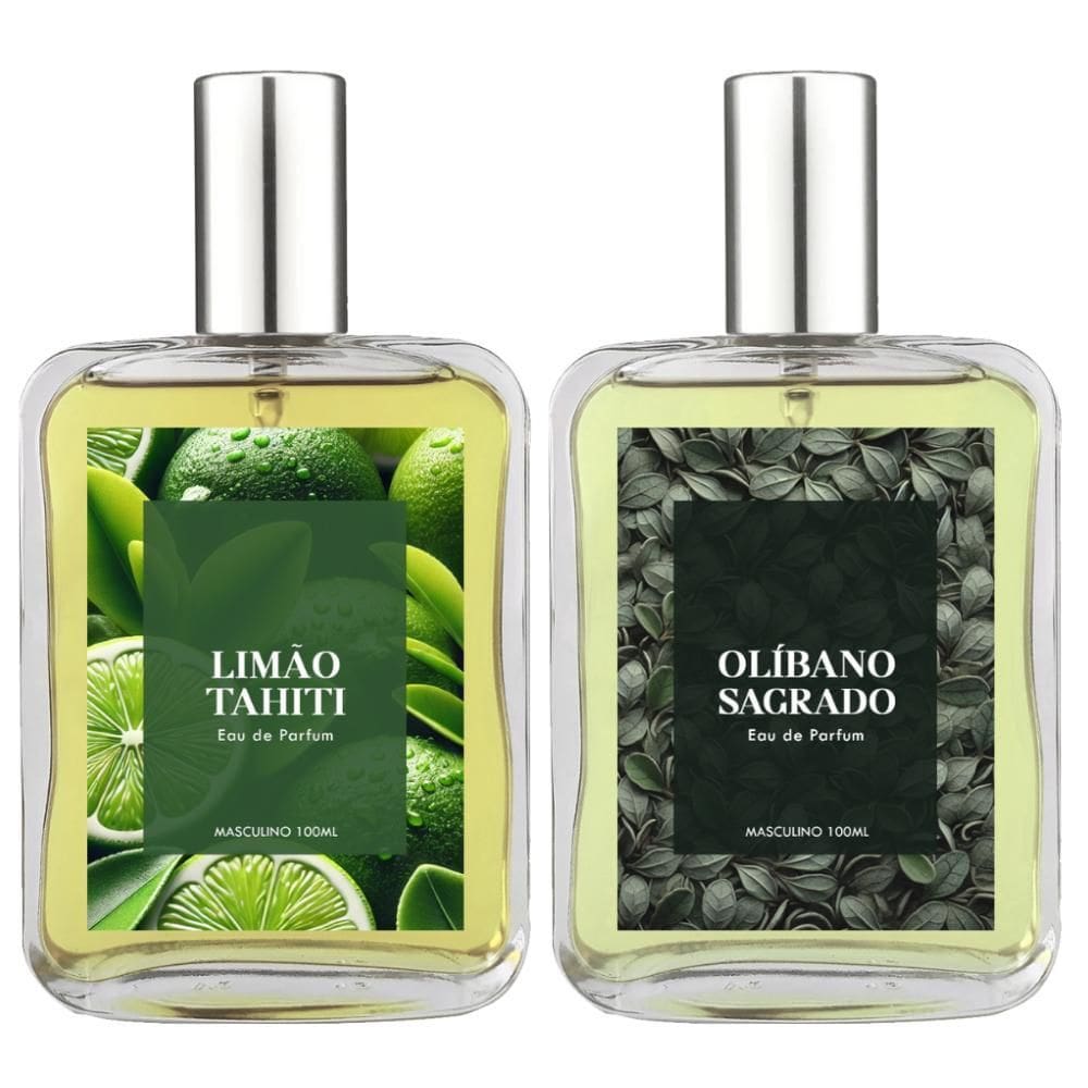 Kit Perfume Masculino: Limão Tahiti E Olíbano Sagrado 100Ml
