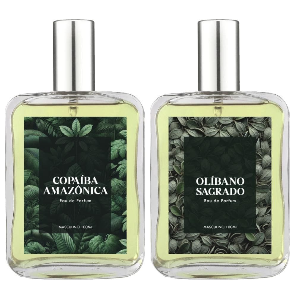 Kit Perfume Masc. Copaíba Amazônica E Olíbano Sagrado 100Ml