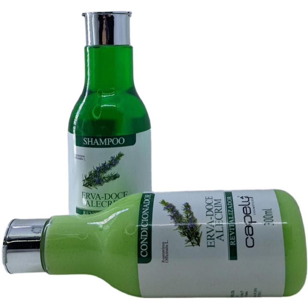 Shampoo 300Ml Condicionador 300Ml Erva Doce - Alecrim Capely
