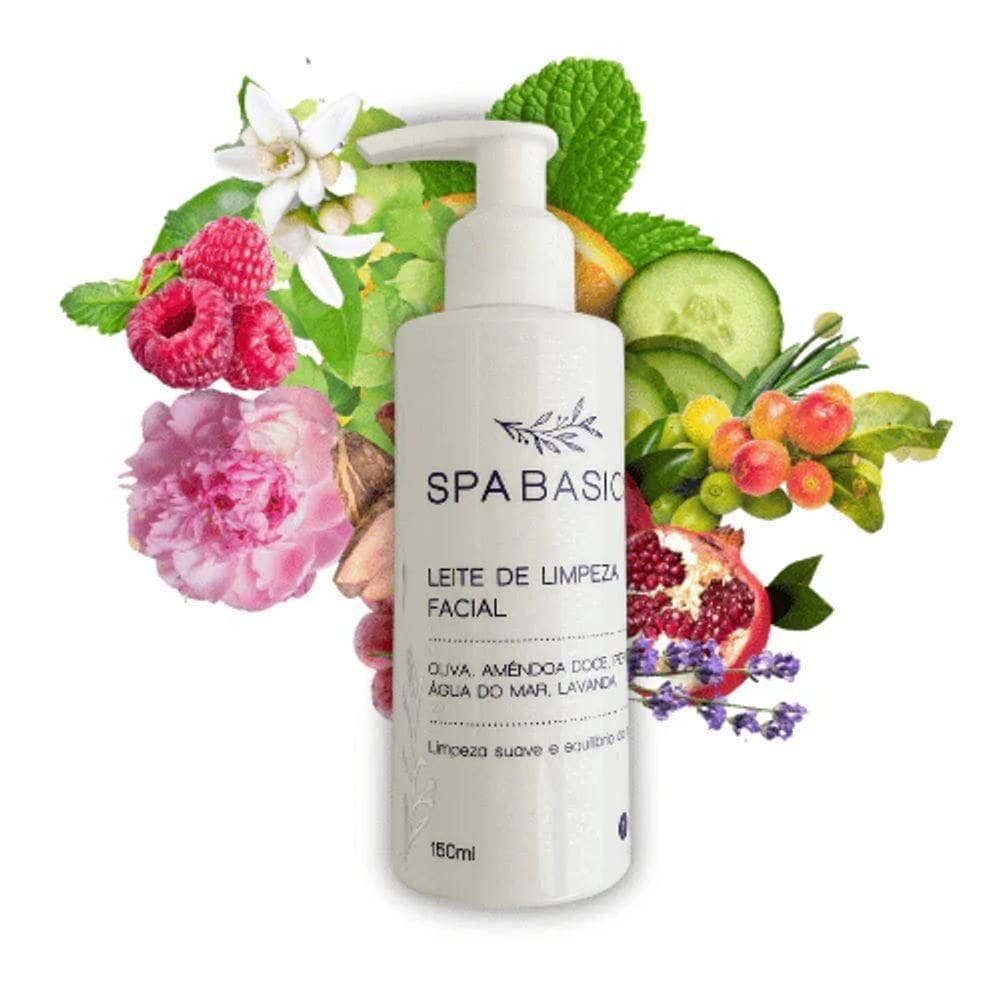 Leite De Limpeza Facial 150Ml Spa Basics By Samia