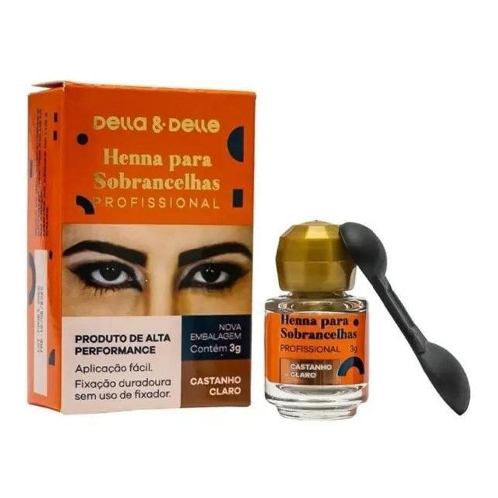 2X Henna Della E Delle 3G Design Sobrancelha