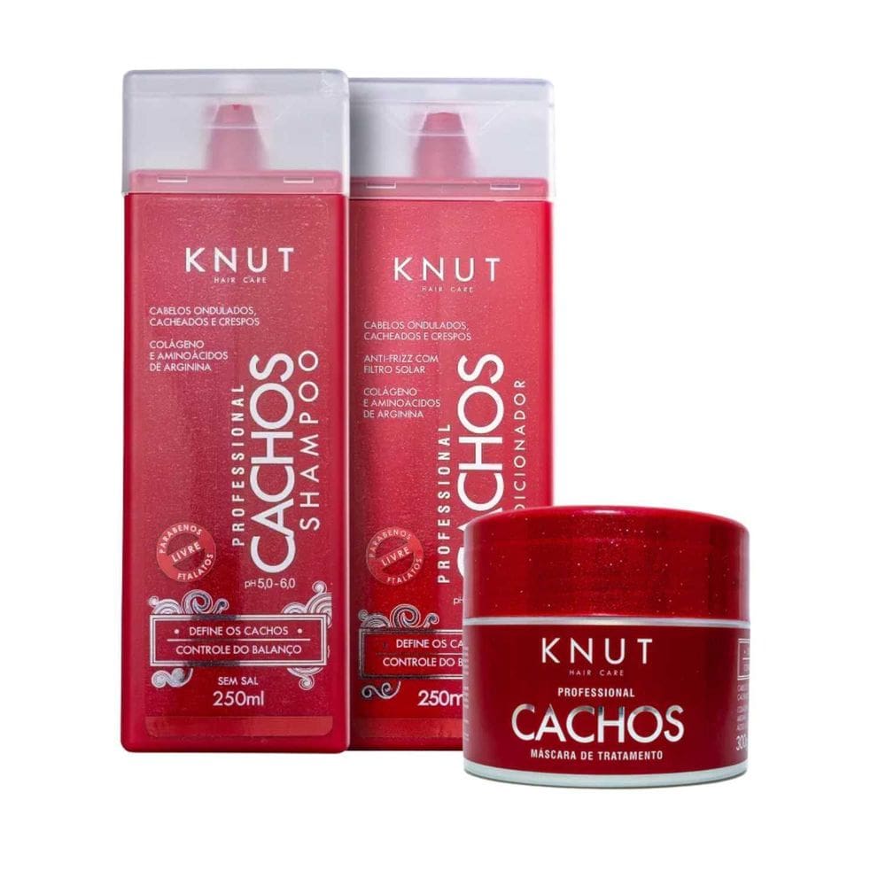 Kit Knut Cachos Definição  3 Itens