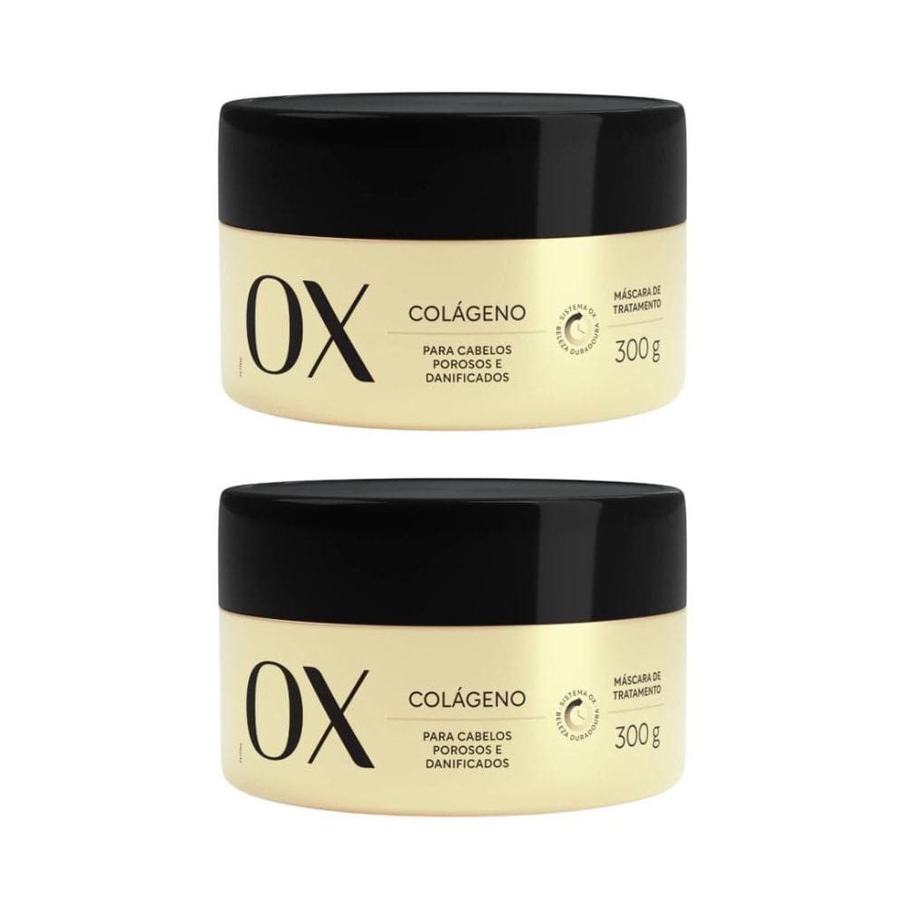 Mascara Ox 300G Colageno - Kit Com 2Un