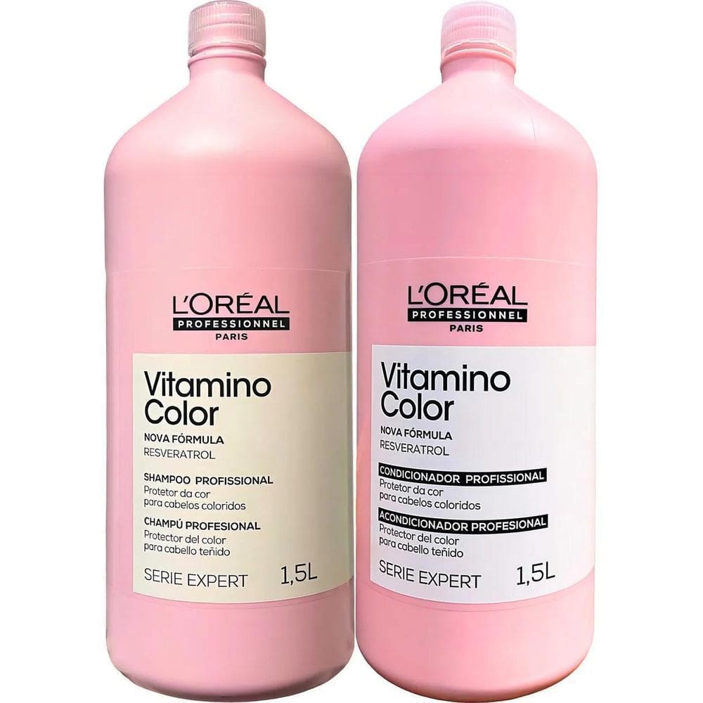 Kit Tratamento Loreal Vitamino Color 1,5L Cabelos Coloridos