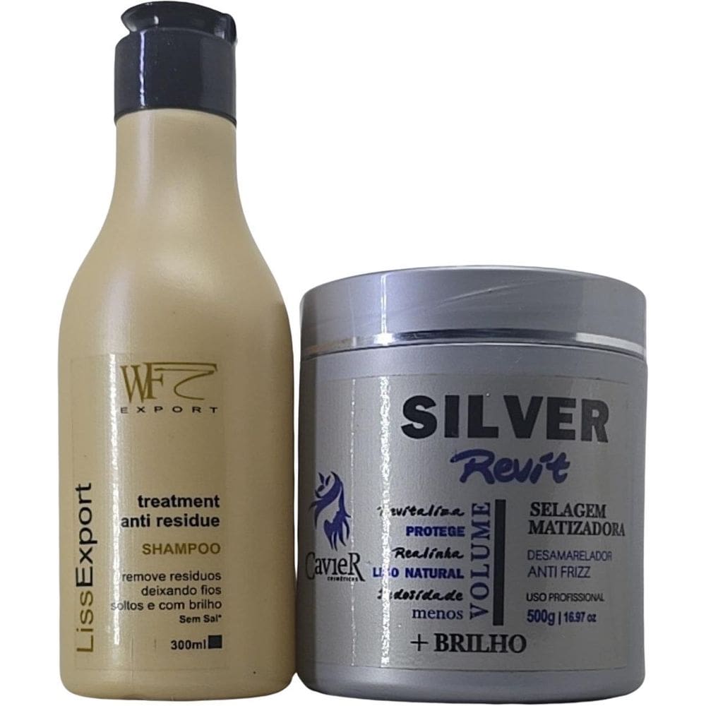 Kit Sh Anti Residuos 300Ml - Selante Silver 500Ml
