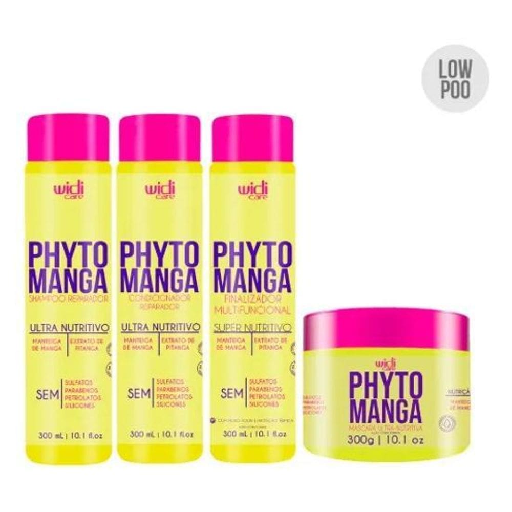 2X Kit Phytomanga - Sh + Cond + Finalizador + Máscara