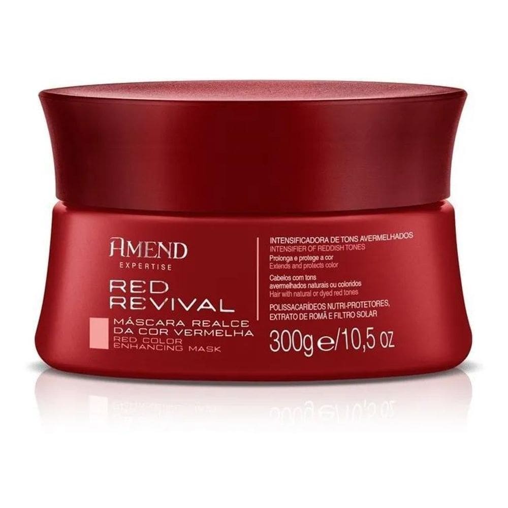 2X Máscara Amend Red Revival Realce Da Cor Vermelha 300G