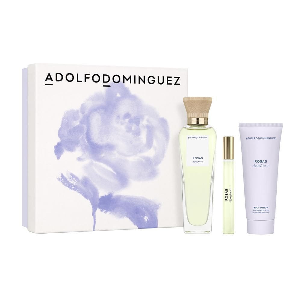 Adolfo Dominguez Agua Fresca De Rosas Edt Feminino 3Produtos