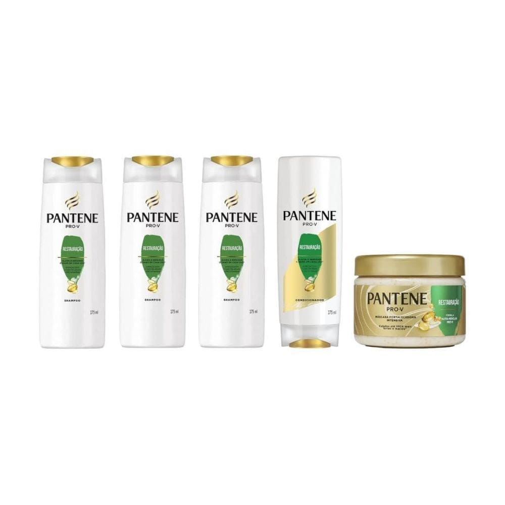 Kit Pantene Restauraçao 3 Sh 175Ml + Cond 175Ml + Masc 270G