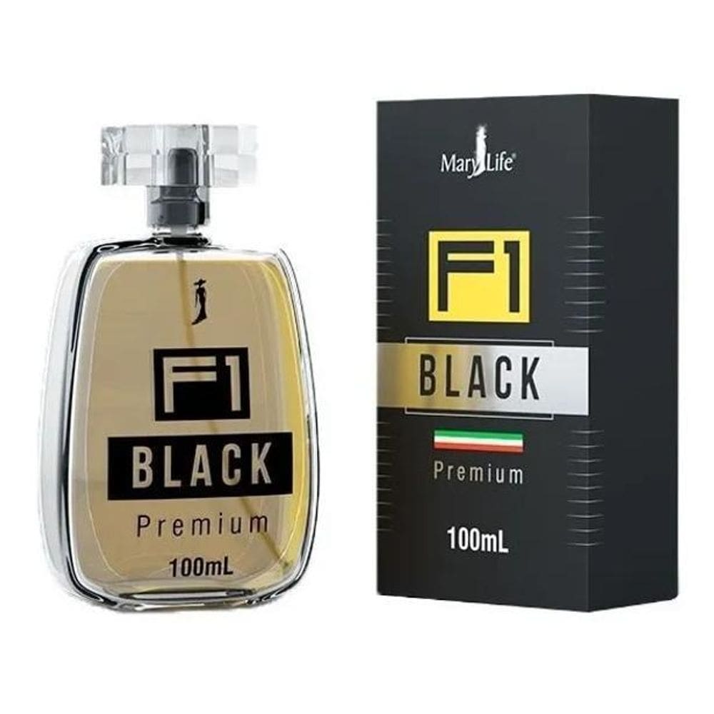 2X Perfume / Colônia F1 Black Premium 100Ml Mary Life, Lazer