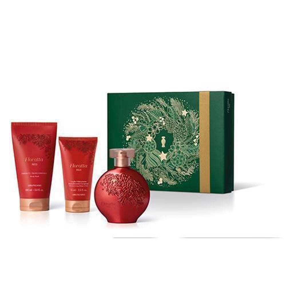 Kit Presente Floratta Red Natal25 3 Itens - O Boticário