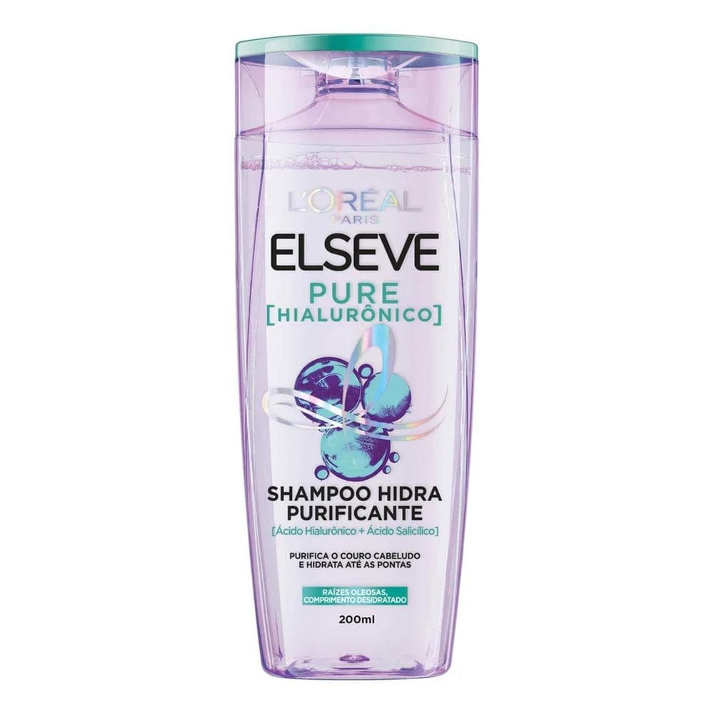 2X Elseve Pure Hialurônico Shampoo 200Ml