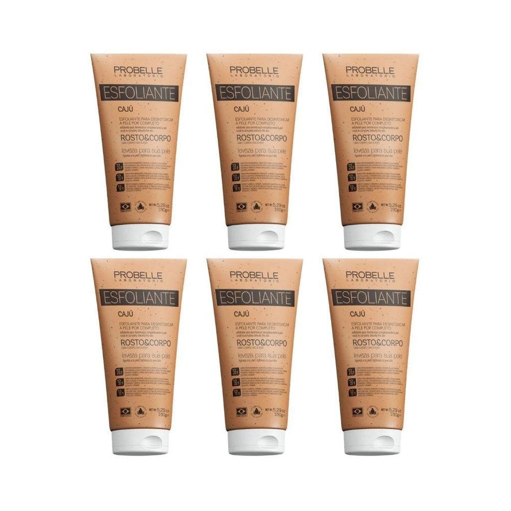 Esfoliante Probelle 150G Caju - Kit Com 6Un