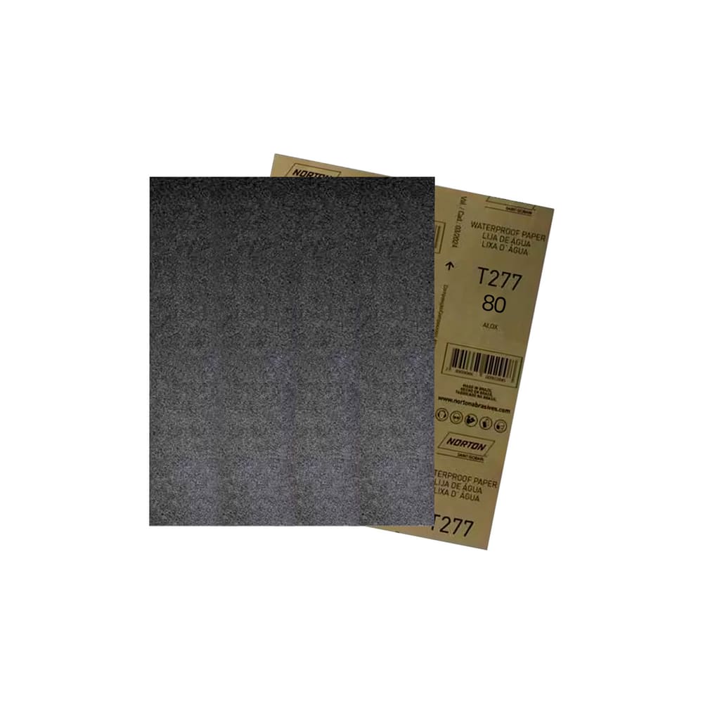 Lixa D’água | Gramatura 80 | T277 230x280 Folha Norton