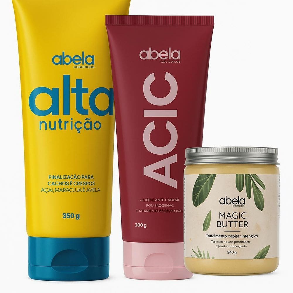 Kit Nutrição Capilar Abela Acidificante Máscara Finalizador