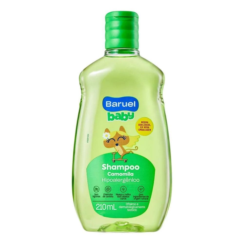 5X Shampoo Infantil Baruel Baby Camomila 210Ml