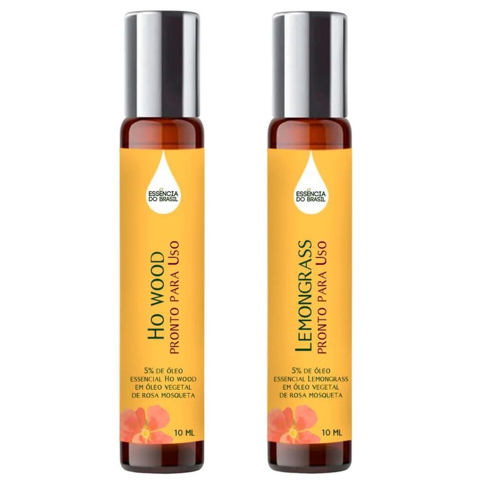 Óleos Essenciais Prontos Ho Wood E Lemongrass Roll On 10Ml