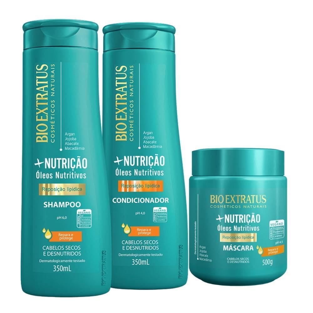 Kit Bio Extratus +Nutrição Máscara 500G
