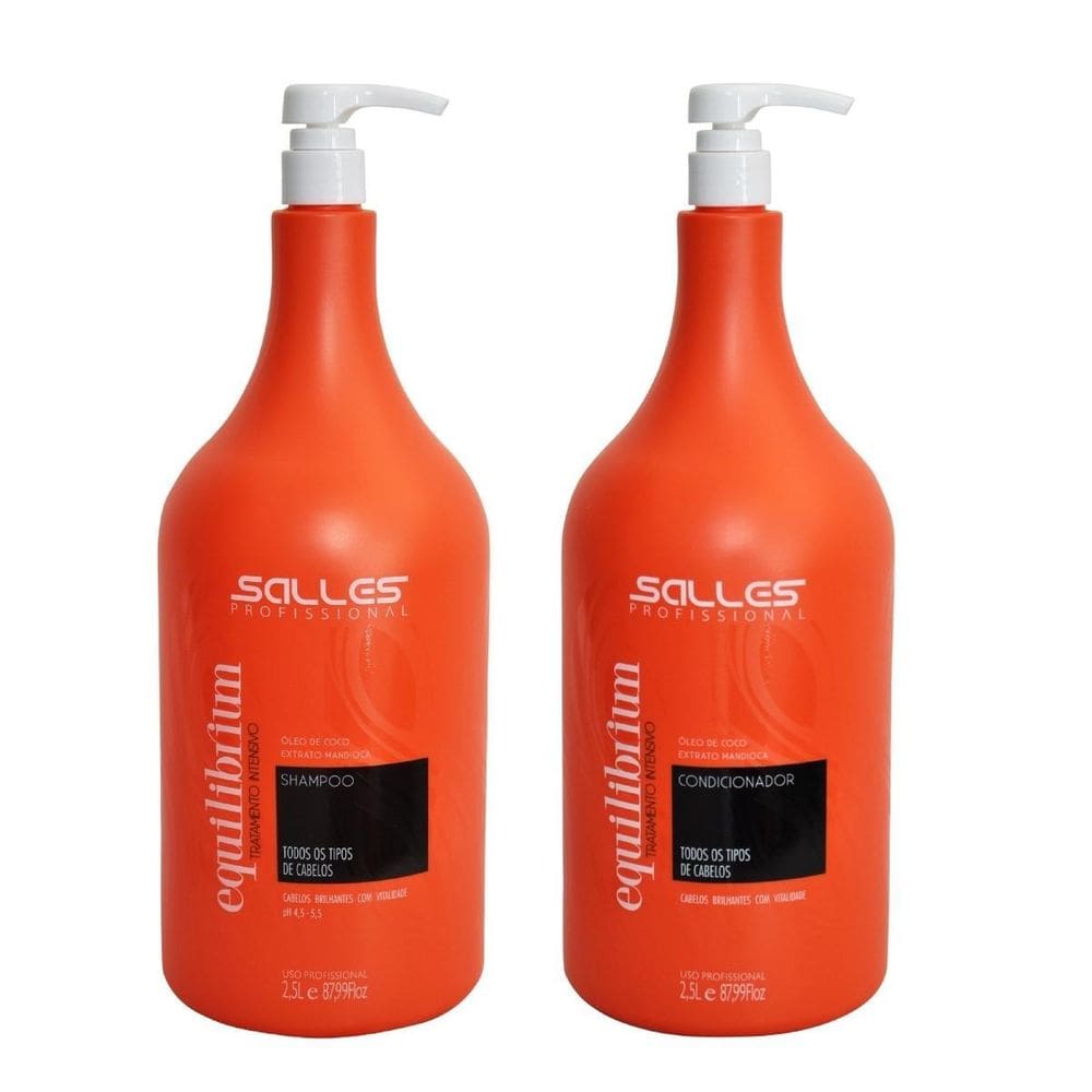 Kit Shampoo E Condicionador Equilibrium 2,5L Salles