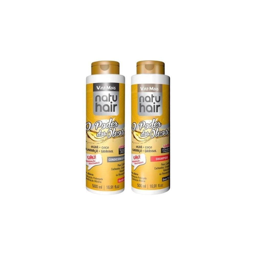 Kit Natuhair O Poder Dos Óleos Shampoo+Cond